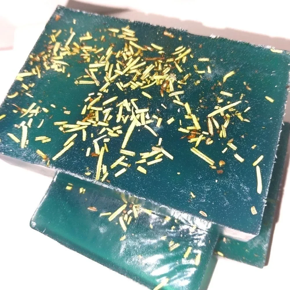 Hand crafted natural Rosemary Cumber soap bar